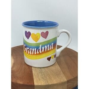 Grandma Rainbow Coffee Mug Vintage 70s 80s Cup Kitchen Decor Gift Present